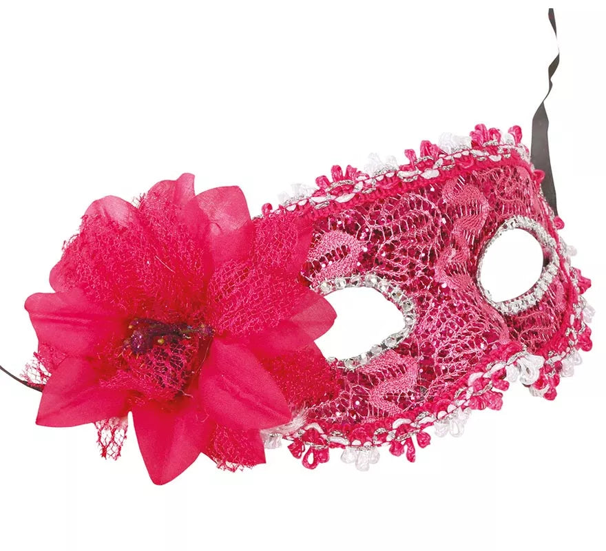 Translation missing: it.Antifaz Fucsia con Flor