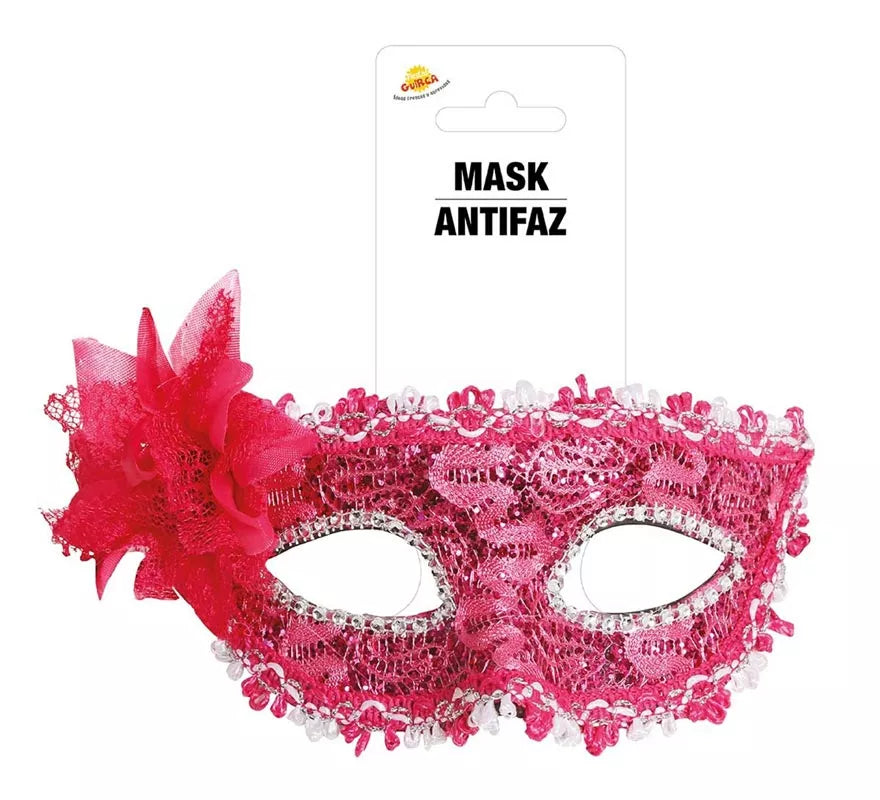 Translation missing: it.Antifaz Fucsia con Flor