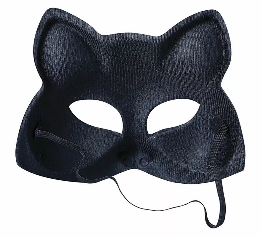 Translation missing: it.Antifaz Grande de Gato con Lentejuelas Plata
