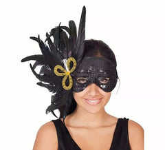 Maschera di pavone in vari colori