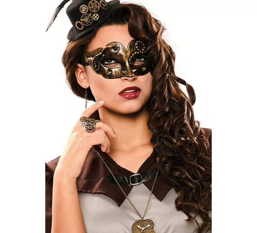 Antifaz Steampunk en 2 modelos surtidos