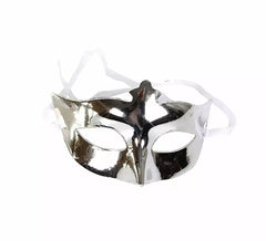Maschera veneziana metallizzata in vari colori