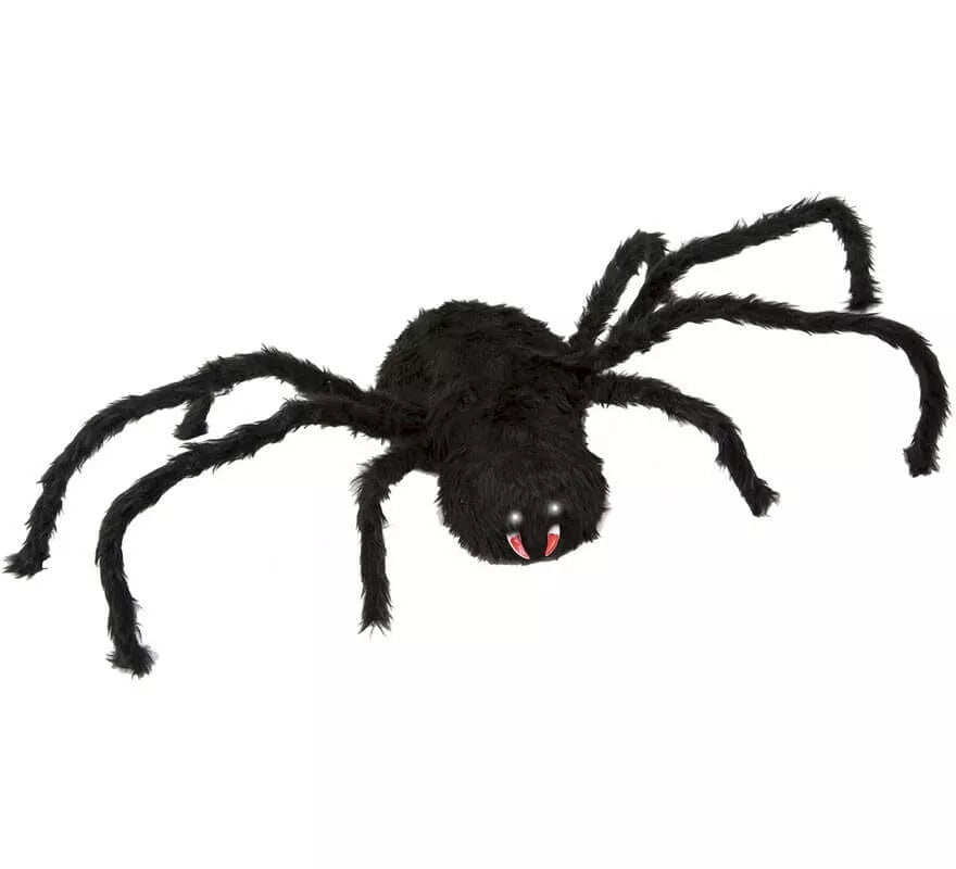 Translation missing: es.Araña Negra con Movimiento, Luz y Sonido 125x30 cm