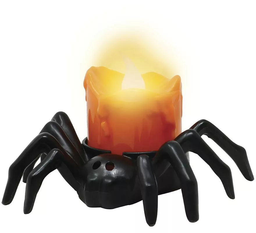 Translation missing: es.Araña negra con Vela electrónica de 9x6 cm