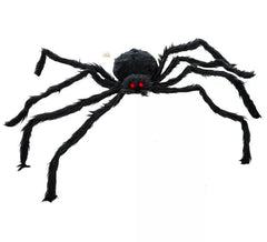 Ragno peloso con luce 80 cm