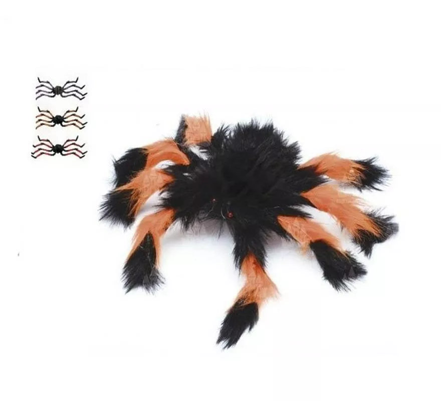 Translation missing: es.Araña Peluda naranja y negro de 50 cm