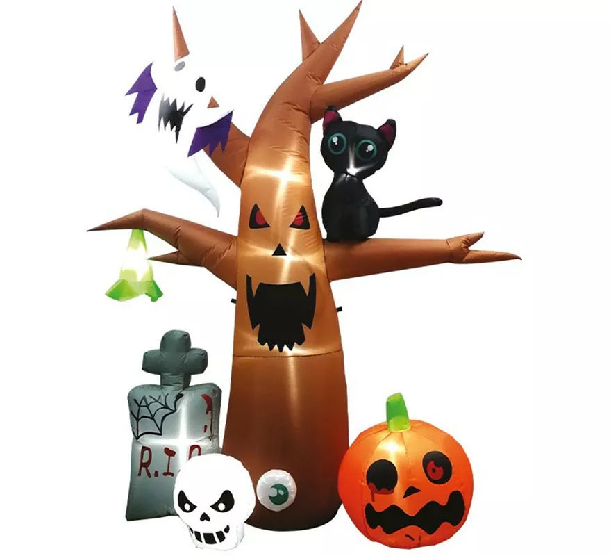 Translation missing: it.Árbol Auto Hinchable de Halloween con LEDs de 240 cm