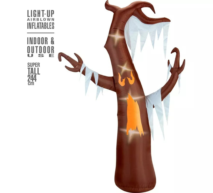 Translation missing: it.Árbol de los Hechizos Auto Hinchable de Halloween con Iluminación de 244 cm