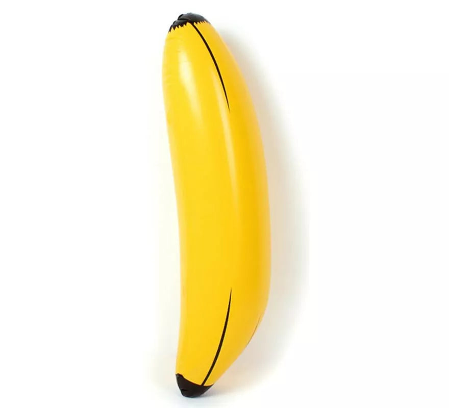 Translation missing: it.Banana Hinchable amarilla de 70 cm