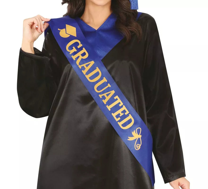 Translation missing: it.Banda de Graduado azul adulto
