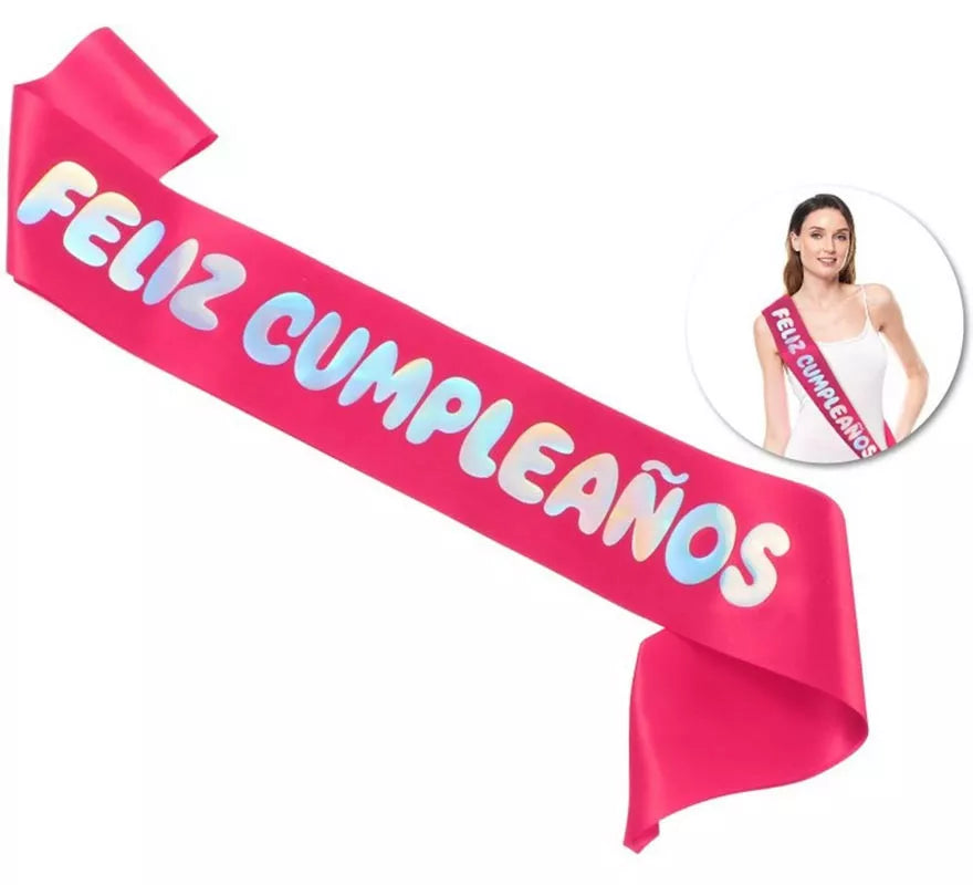Translation missing: it.Banda Feliz Cumpleaños de 160x9,5 cm en varios colores
