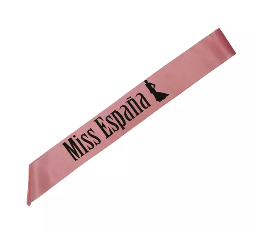 Translation missing: es.Banda Miss España de 80 cm en colores surtidos