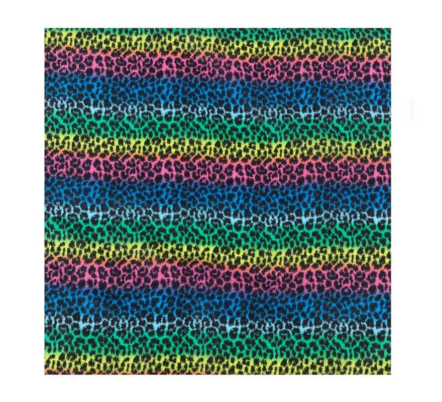 Translation missing: es.Bandana estampado Leopardo multicolor de 54x54 cm