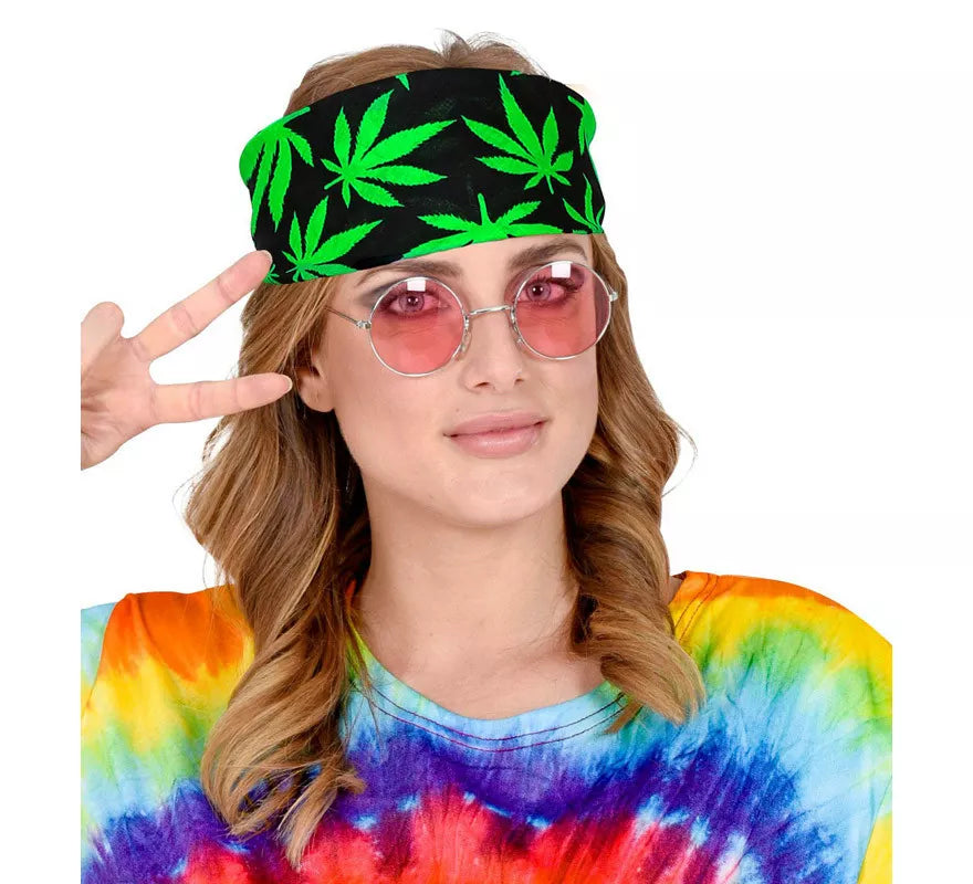 Translation missing: es.Bandana Hojas de Marihuana de 55X55 cm