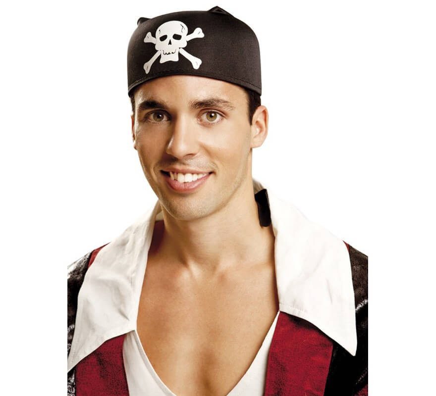 Translation missing: it.Bandana o Pañuelo Negro de Pirata para adultos