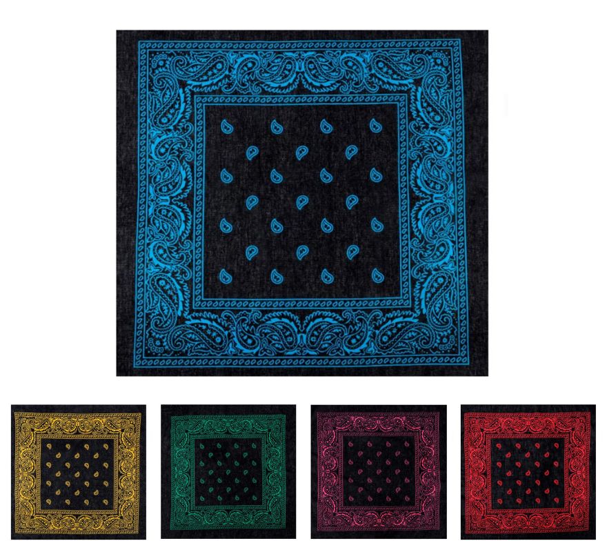 Translation missing: it.Bandana o Pañuelo Paisley Off de 54x54 cm en varios colores