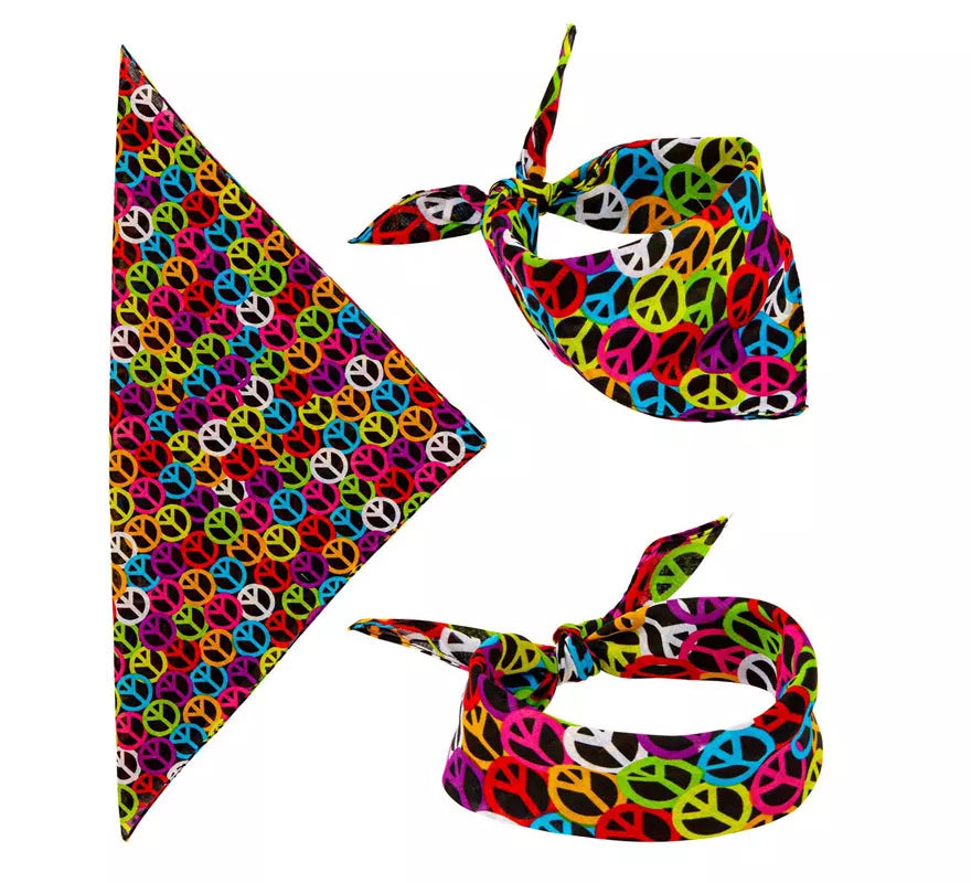 Translation missing: it.Bandana Símbolo de Paz de 55X55 cm
