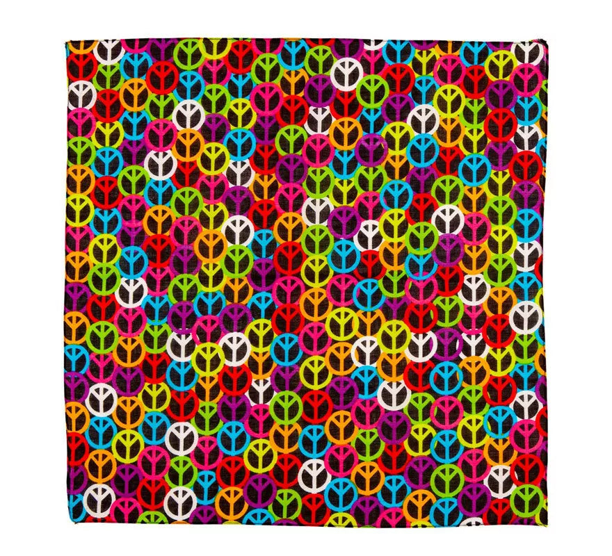 Translation missing: it.Bandana Símbolo de Paz de 55X55 cm