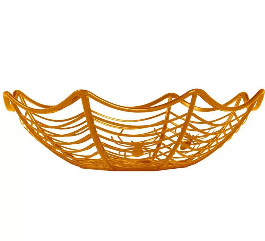 Translation missing: it.Bandeja Naranja Telaraña de Plástico de 28X8 cm