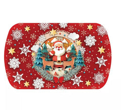 Vassoio Babbo Natale in pvc 39x24 cm