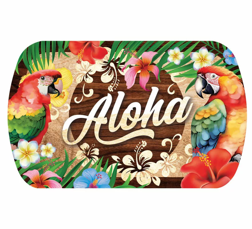 Translation missing: it.Bandeja Verano Aloha de plástico de 39x24 cm