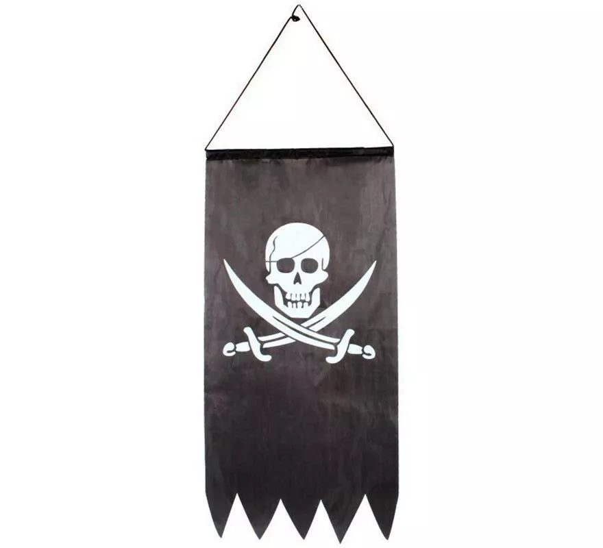Translation missing: it.Bandera Pirata colgante tipo gallardete