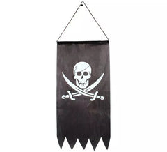 Bandiera pirata a stendardo appesa