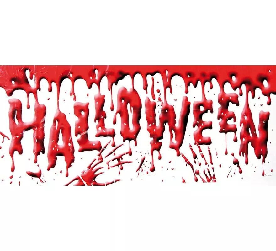 Translation missing: it.Banderola sangrienta Halloween 61 x 152 cm