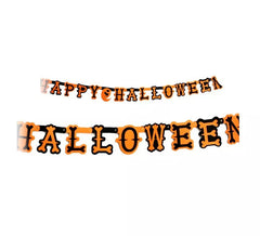 Striscione o ghirlanda Happy Halloween da 1,5 m