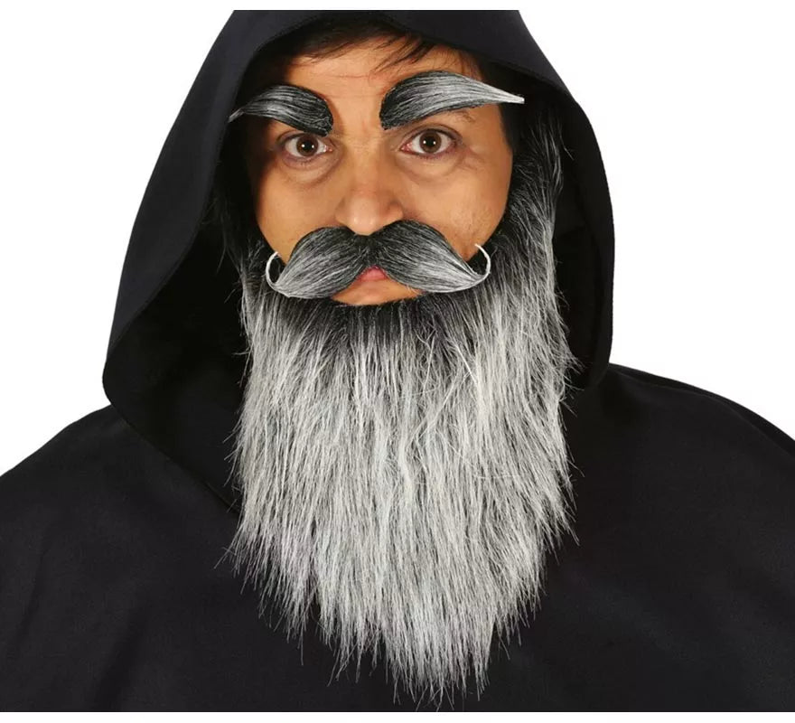 Translation missing: es.Barba con Bigote y Cejas Grises