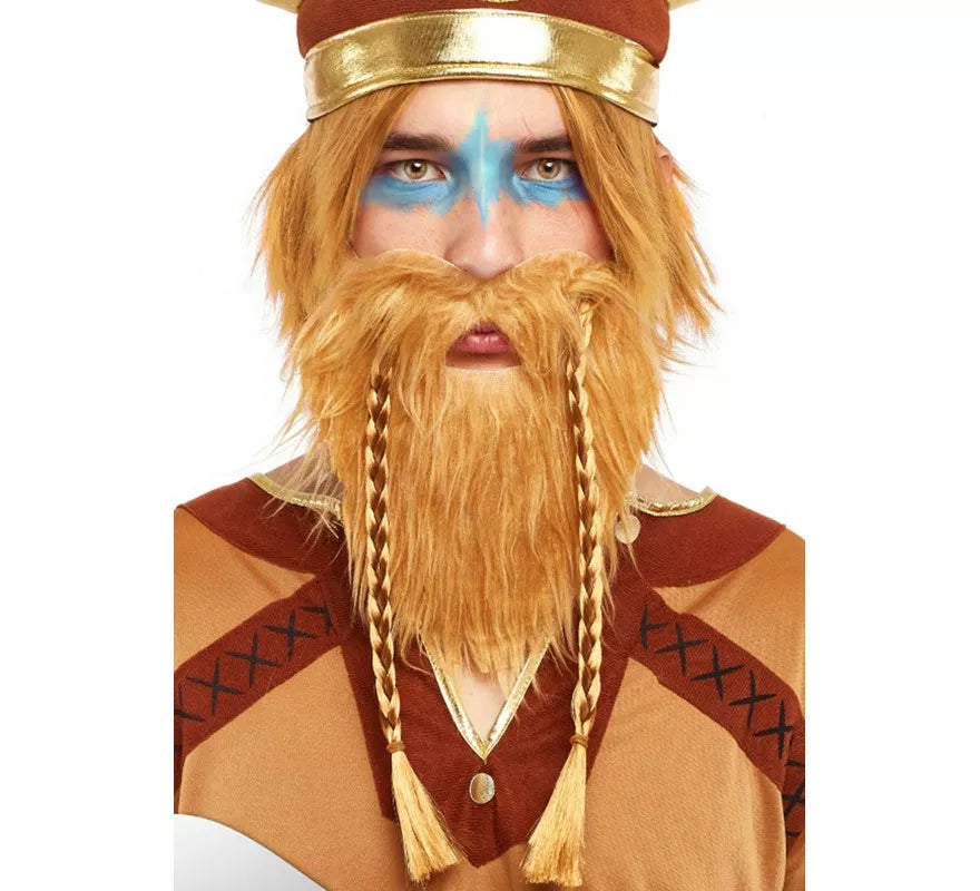 Barba con Trenzas de Vikingo