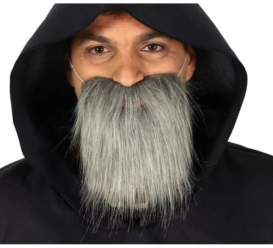 Barba Mediana Gris