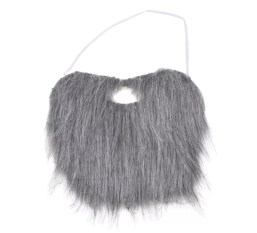 Barba Mediana Gris