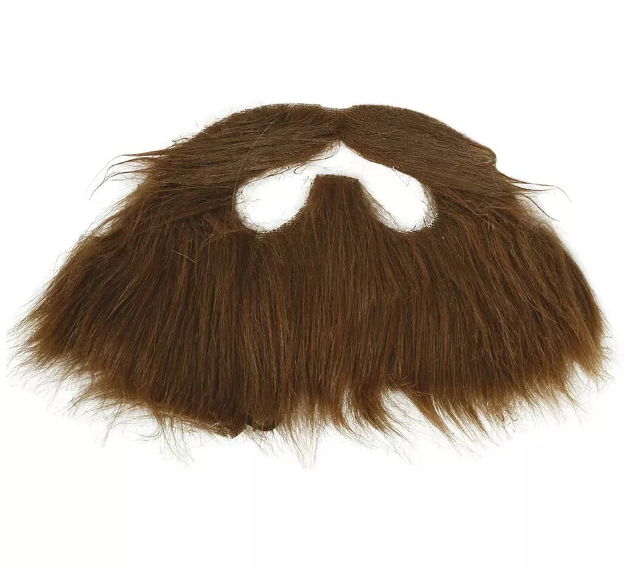 Translation missing: it.Barba y Bigote Castaña con Goma Elástica