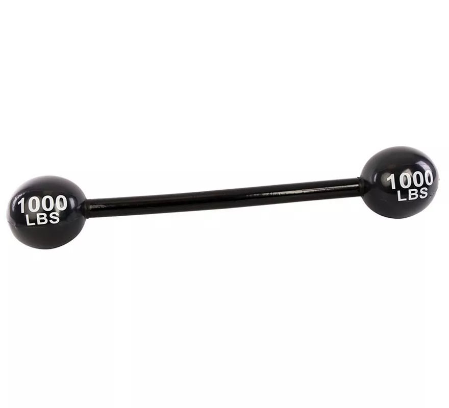 Translation missing: it.Barra de Forzudo pesas negras Hinchables de 120 cm