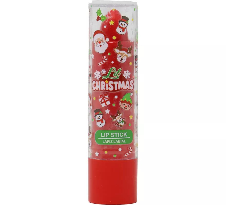 Barra de Labios roja con Sabor a Fresa