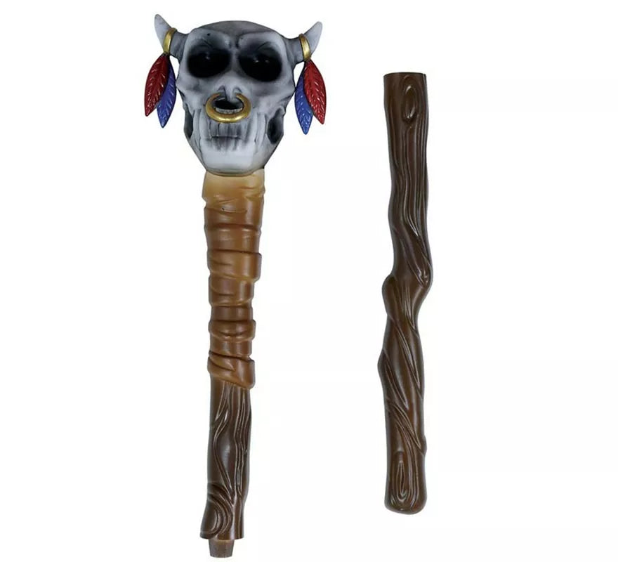 Bastón Calavera Vudú desmontable de 70 cm