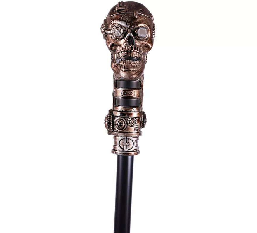 Translation missing: it.Bastón con Calavera Steampunk de 100 cm