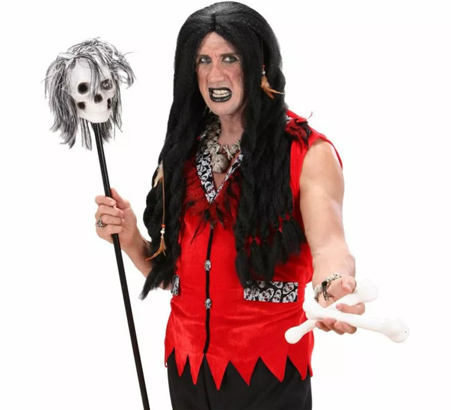 Translation missing: es.Bastón con Calavera Vudú de 120 cm
