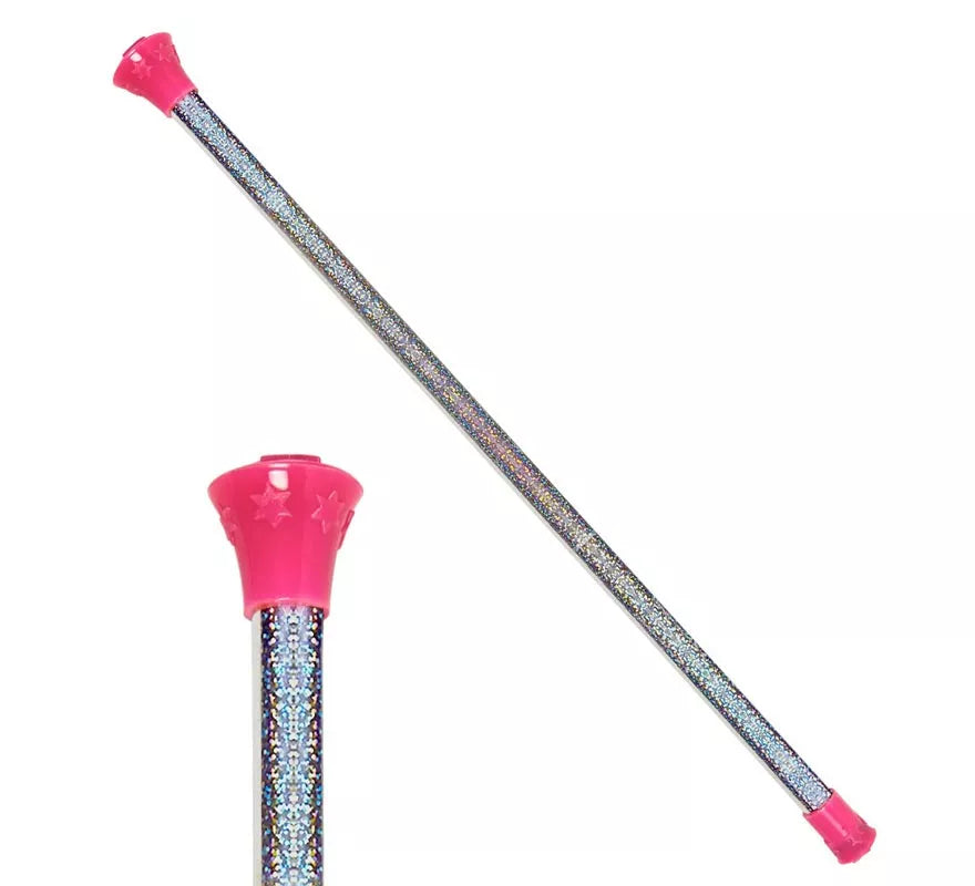 Translation missing: it.Bastón Majorette rosa Holográfico de 51 cm