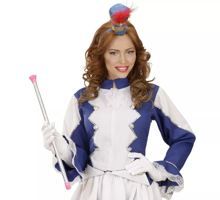 Translation missing: it.Bastón Majorette rosa Holográfico de 51 cm