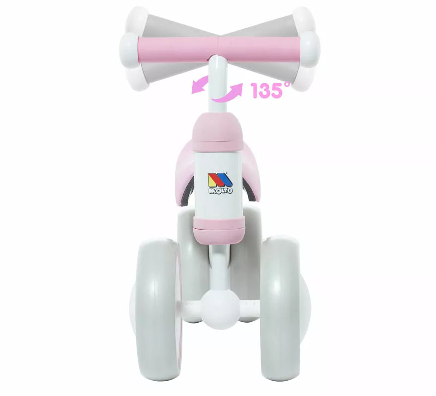 Bicicleta Correpasillos rosa para bebé