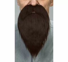 Bigote con Barba marrón