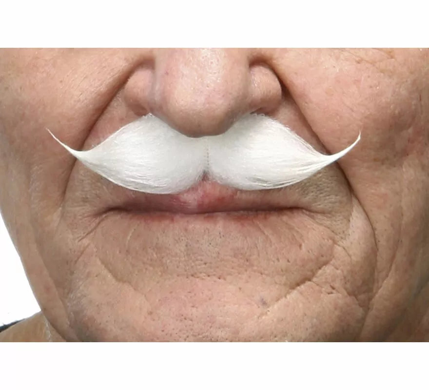 Translation missing: es.Bigote de Época blanco