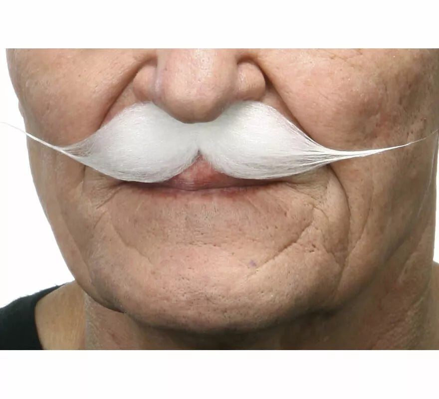 Translation missing: es.Bigote de Época blanco