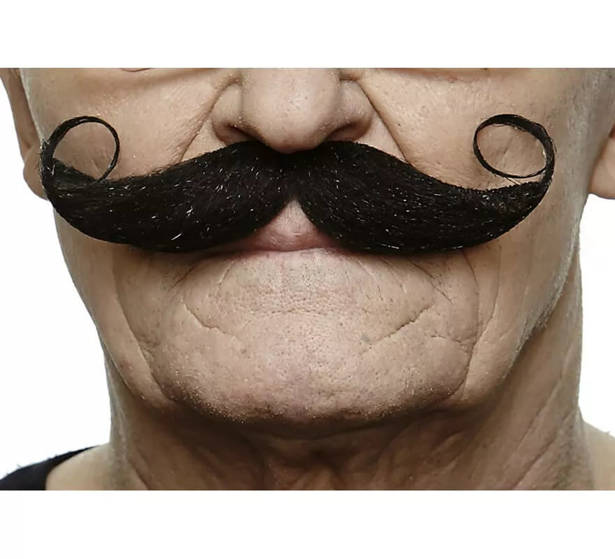 Translation missing: it.Bigote Francés rizado negro