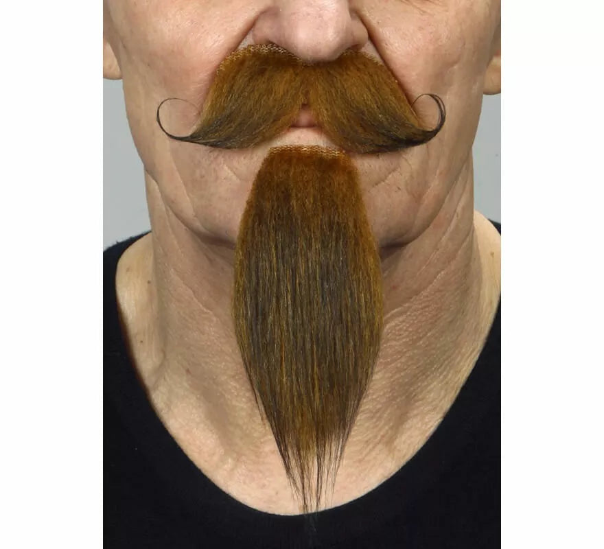 Translation missing: es.Bigote Inglés con Perilla castaño