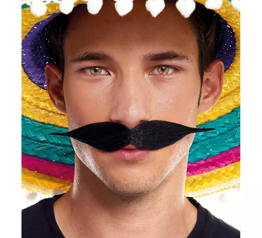 Translation missing: it.Bigote Negro Recto de Mexicano