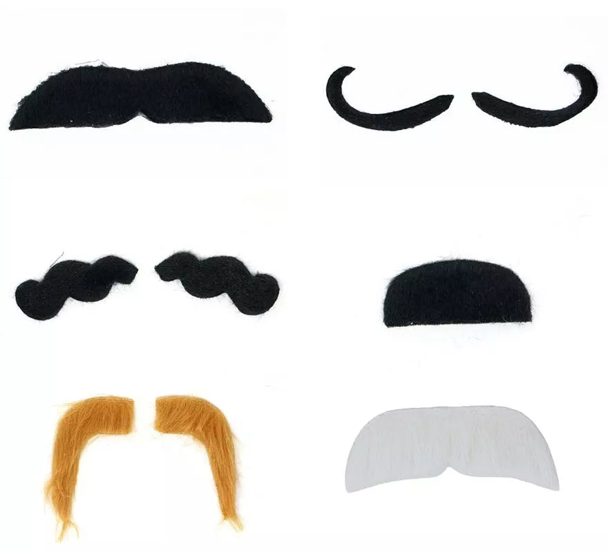 Translation missing: it.Blíster con 6 Bigotes Surtidos