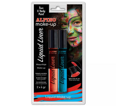 Blu e Red Liner Liquid Makeup Blister (2 unità da 6 grammi)